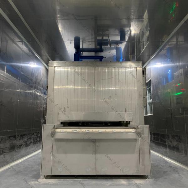 Dimension Customized Tunnel IQF Freezer , Rapid Cooling Quick Freeze Machine
