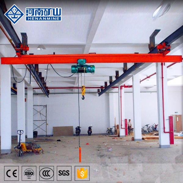 10ton Suspension Single Girder Overhead Crane For Workshop Warehouse