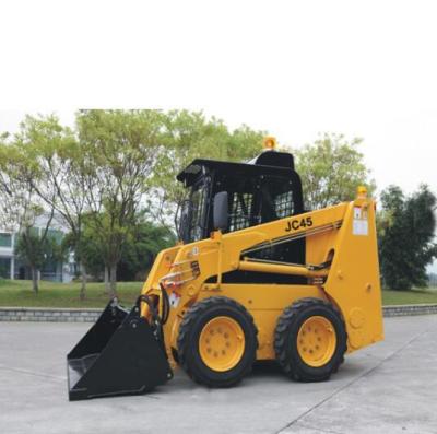 700KG Rated Load JC45 Mini Skid Steer Loader 37kw Wheel Loader With 0.4M3 Bucket Capacity