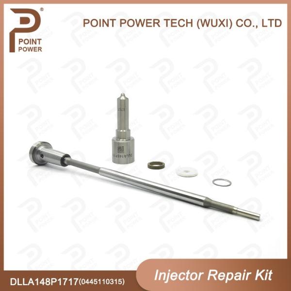 0445110315 Kit de reparação de injetores da Bosch Com DLLA148P1717 Partes de bico comum