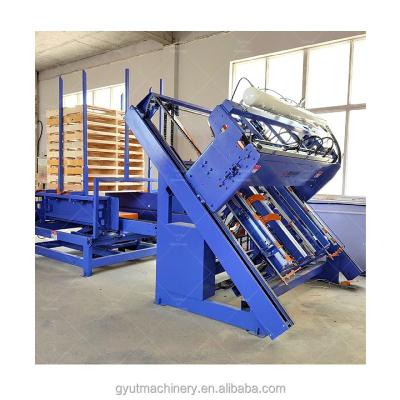 Máquina automática de pregar paletes de blocos de serragem para linha de fabricação de paletes de madeira