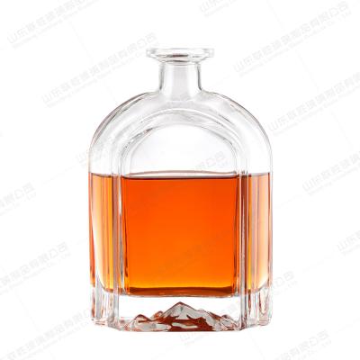 Rubber Stopper Sealing Type Glass Wine Bottle Acceptable for Customized Wine Bottle