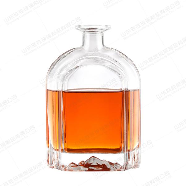 Customized Glass Wine Bottles With Hot Stamping Surface Handling