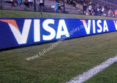 Armário de alumínio fino super Dustproof da exposição de diodo emissor de luz P10 do estádio SMD3535