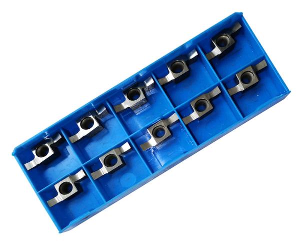 Uncoated Tungsten Parting Grooving Inserts CNC Turning Tools for Steel/Stainless Steel/Cast Iron