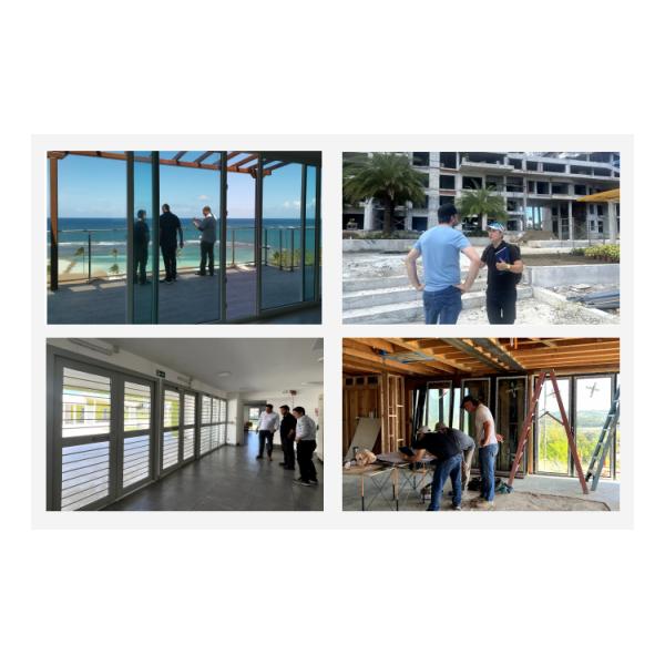 Highly durable aluminum folding doors custom commercial welded aluminum doors aluminum bi-fold patio doors villa folding exterior doors aluminum alloy interior folding doors