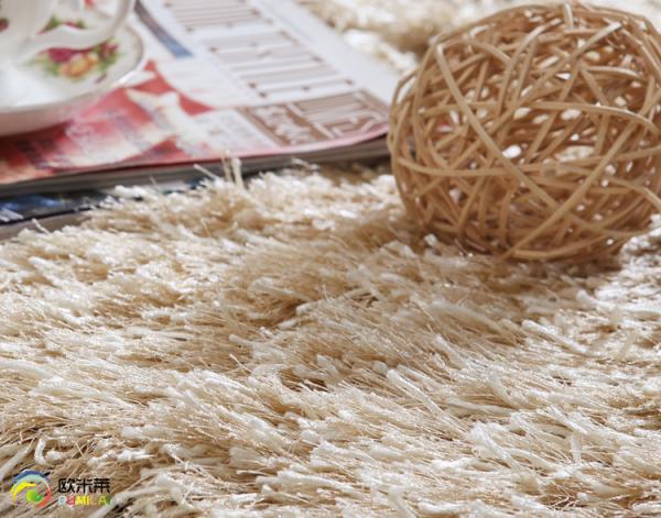 Plush Plain Shaggy Polyester Mixed Malai dori Carpet and Rug Many Colors for Choosing