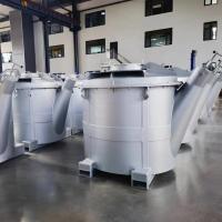 Bottom Pouring Molten Aluminum Transfer Ladles Safe and Smooth Transfer with Air Cylinder Movement