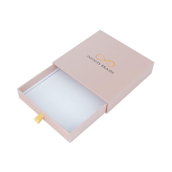 Wigs Rigid Cardboard Gift Boxes 157gsm Art Paper Square Gift Box