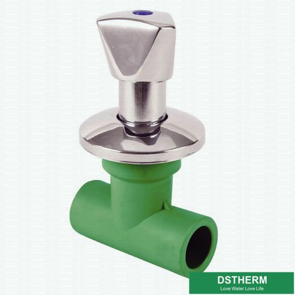 Инжекционный метод литья запорной заслонки ISO15874 PN16 PPR латунный