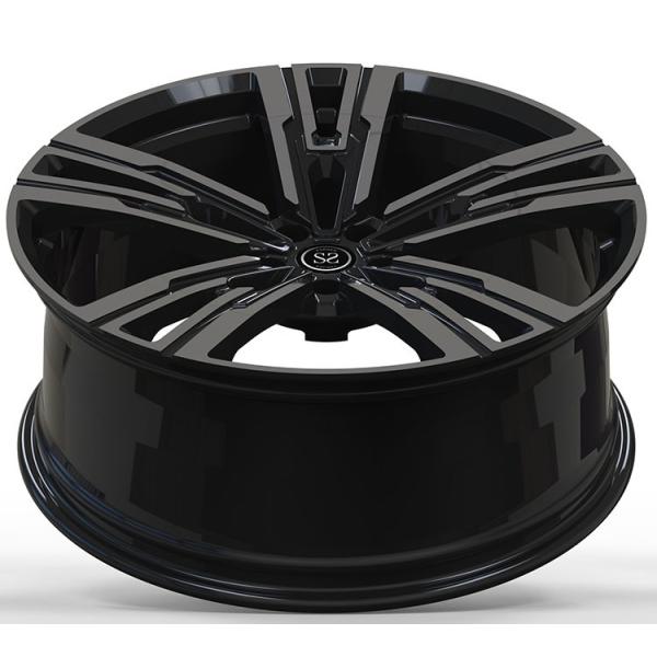 8.5Jx19 ET48 et 9.5Jx19 ET48 Lumineux Noir Polissé Face 1 Pièce Forgé Roue Pour BMW M4