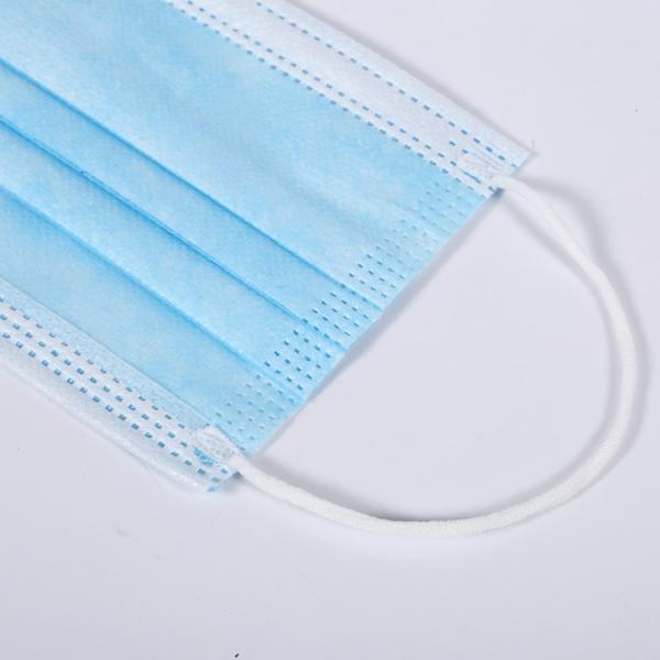 Direct supplies disposable face shield earloop facemask 3 ply disposable face mask
