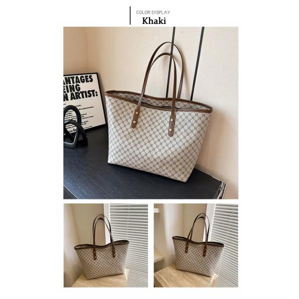 Custom Logo Accepted Luxury Printed Handbag Women PU Shoulder Bag Women's Tote Bag LDTC-RTS88