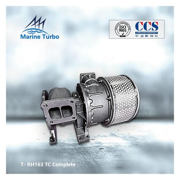 Gas de escape de repuesto RH163 Turbocompresor diésel marino completo