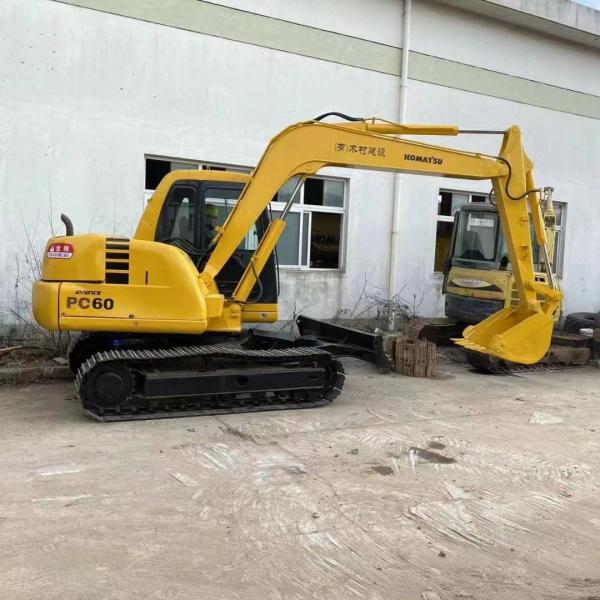 KOOP engine Used Japan Komatsu Excavator 6 TON Second hand digger Komatsu PC55 pc60