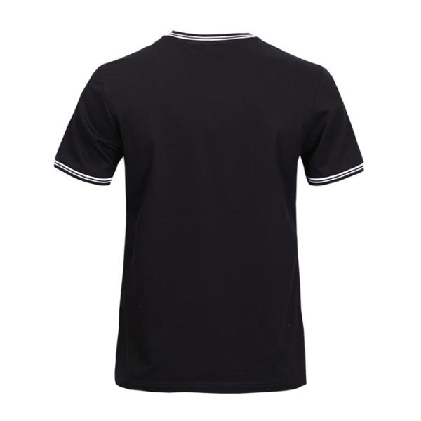 Black Stylish Mens T Shirts S-XXXL Size Eco Friendly OEM ODM OBM Service