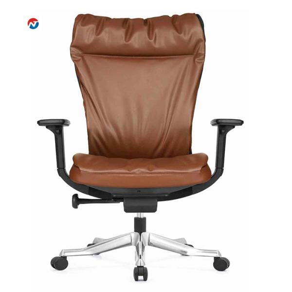 High Back Managers Executive Rolling Chair 350mma Aluminium Base Nylon Cater ODM
