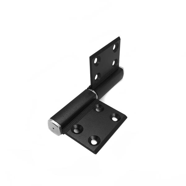 Porta de bandeira, dobradiça, hardware de alumínio, comprimento de 114 mm, para todas as portas giratórias