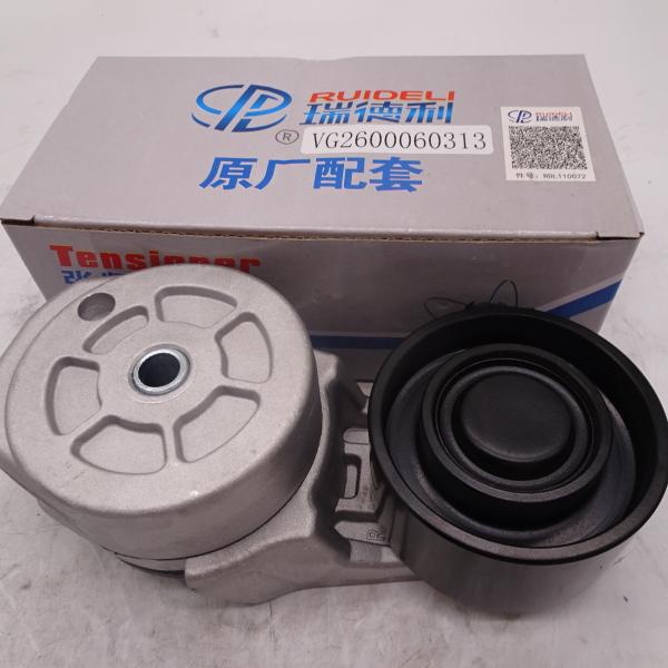 Sinotruck HOWO WD615 engine spare parts belt tensioner VG2600060313 engine and parts large trucks
