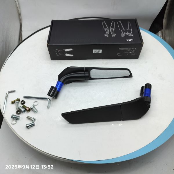 Modified SH-620-14 Rearview Mirror for Motorcycle Maintenance and Modification in Red, Blue, Black