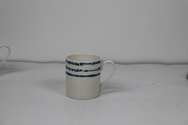Porcelain Mug 400cc Straight Body Ceramic Mug with Full Decals Design for home/ office