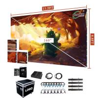 Panneau d'affichage murale LED intérieur pour vidéo image graphique message texte