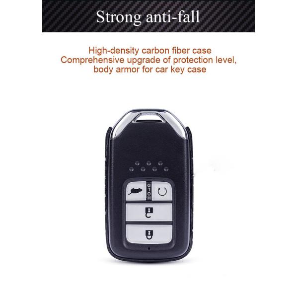 Ключ волокна углерода Хонда большой сопротивляемости ударам напечатанный логотипом обманывает