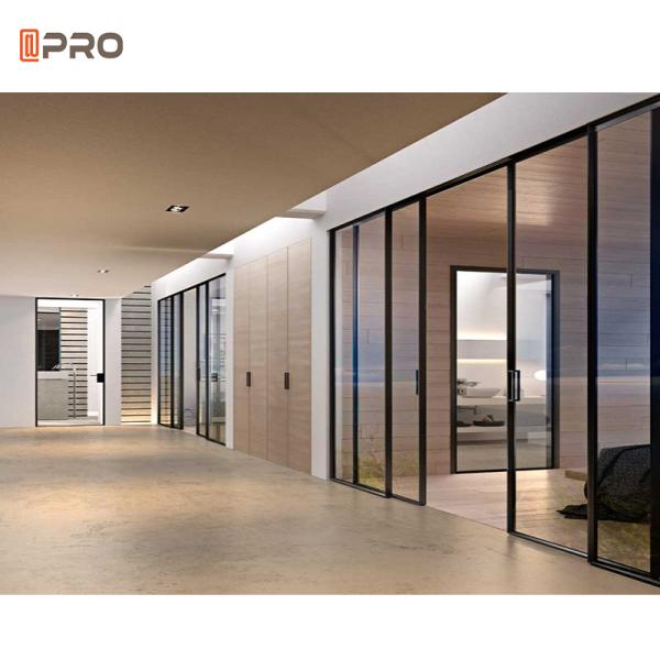 SUS304 rail glass large aluminium sliding doors Philippines Style