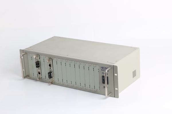 HiOSO White 3U Rack 16 Slots Media Converter Chassis Dual Power Supply Fiber Converter Rack