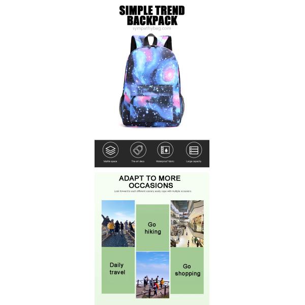 Customized Stylish Teenager Children Book Bag Personalized School Bags Backpack For Kid Girls Boys