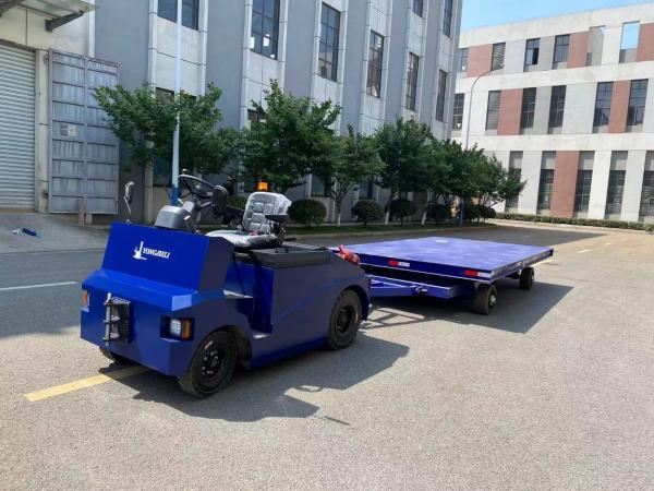 Caminhão-trator elétrico Direção hidráulica Frenagem hidráulica 15000 KG Capacidade de carga