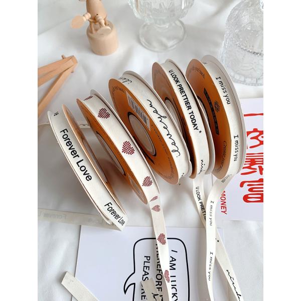 13 мм напечатанная хлопчатобумажная лента DIY ремесленная лента для упаковки в подарок