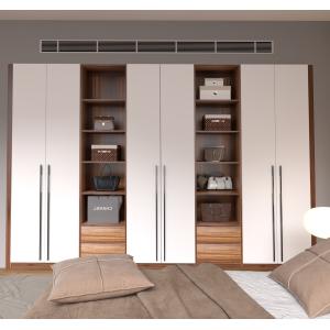 Эко-дружественный качающийся дверь шкаф белый шкаф 2 двери для виселицы одежды