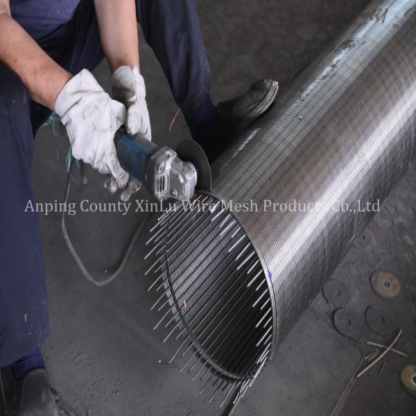 0.010 Continuous Slot Deep Well V Wire Johnson Screen Tube With Polished Surface And FITO Flow