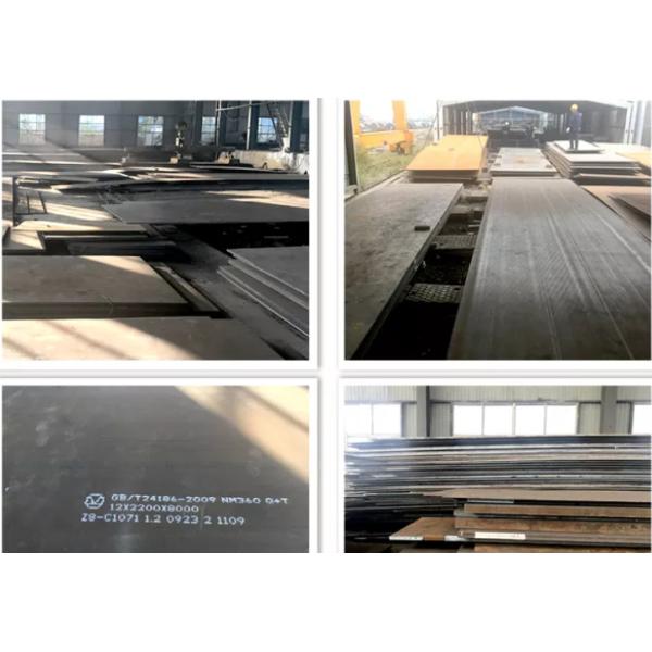 Plaque en acier résistant à l'usure de 1500 mm à 3500 mm Nm360 Plaque en acier de 8 mm d'épaisseur