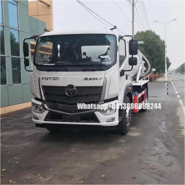 FOTON 10000-12000 Liters Fecal Suction Truck   Septic Pump Truck    Sludge Truck