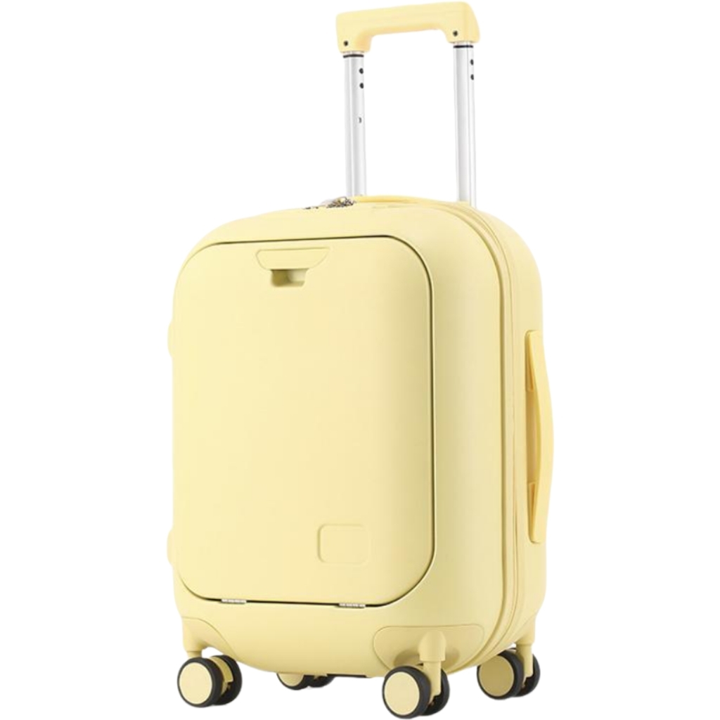 New Arrival Front-Opening Spinner PC Trolley Luggage 20-Inch Carry-On Suitcase