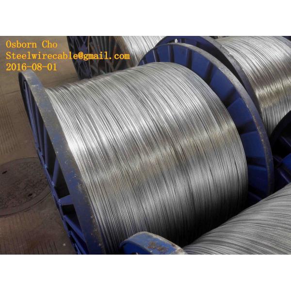 Galvanized Steel Core Wire 3.37mm as per ASTM B 498 with  Steel Drum