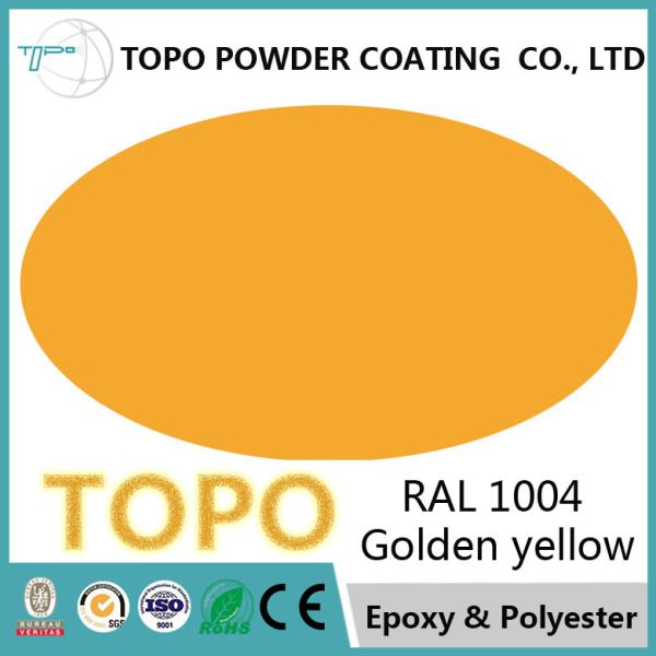 Rebar Steel Epoxy Powder Coat Paint , RAL 1004 Powder Coating Corrosion Resistance
