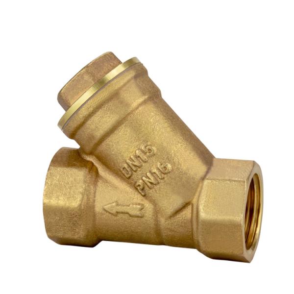 Seal Hydraulic Oil Filter Water Pump 1 Inch Brass Foot Valve Y Pattern Strainer