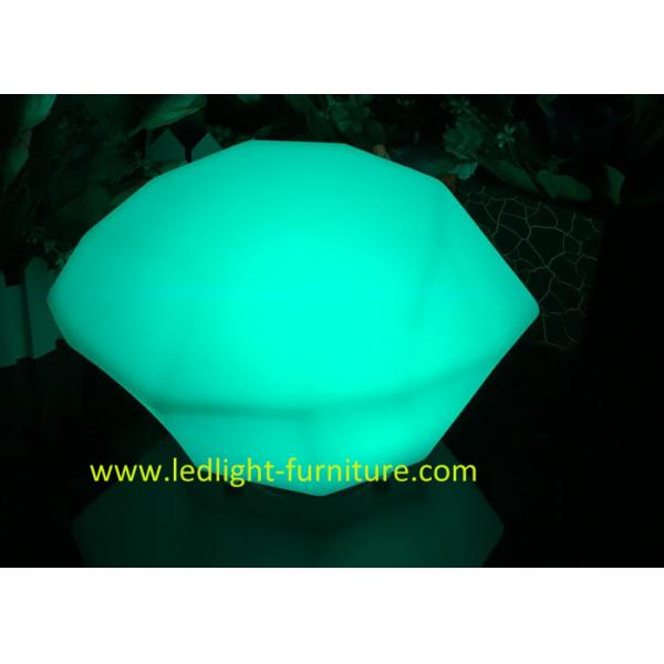 LED Battery Power Cute Color Changing Night Light Stone Shaped / Diamond Shaped