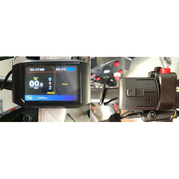 Full Suspension Powerful Ebike 72V 3000W With 45mm Magnet Hub Motor