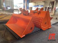 Bouteille à inclinaison pour excavateur rouge et jaune personnalisable pour différentes capacités et ouvertures
