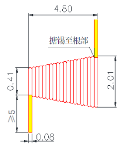 1800nH Broadband Inductors Heavy Duty Through Hole Inductor 10MHz - 20GHz