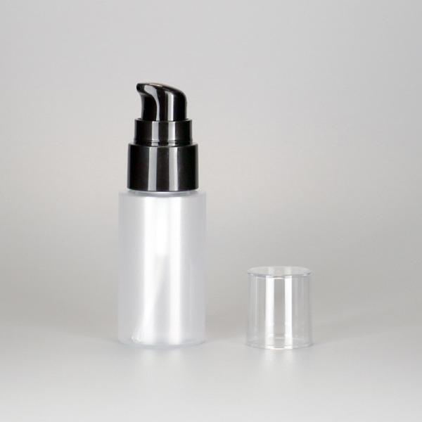 Clear Refillable Plastic Airless Pump Bottles Transparent 4oz 50ml 100ml 120ml 150ml