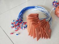 Red Color Close Cell Silicone Heater Pad , Silicone Heat Rubber Pad