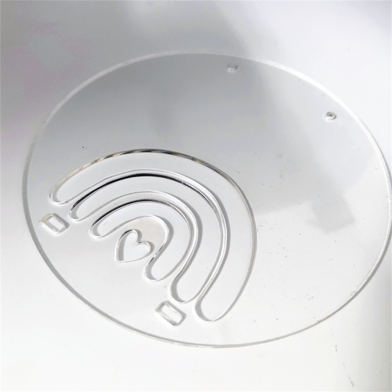 PMMA Clear Acrylic Sheet 93% Light Transmittance Impact Resistant Laser Cut
