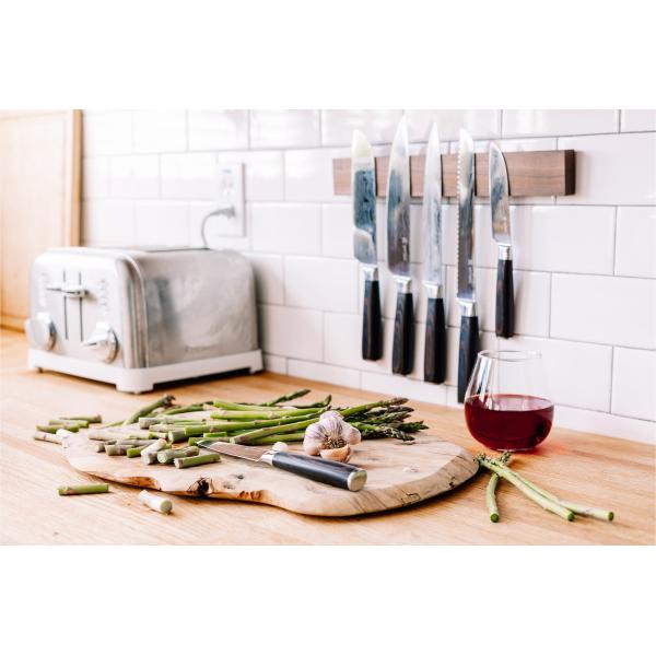 Porteur de couteau magnétique à noix de 16 pouces pour mur Gardez vos couteaux à portée de main