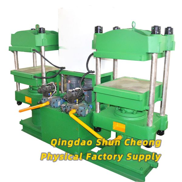 Frame-type Plate Rubber Vulcanizing Press Machine with Temperature Profile Programming and PLC Control System