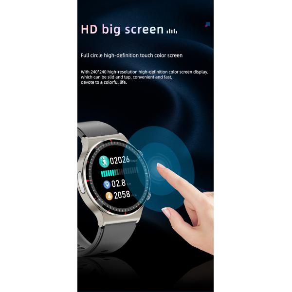 Экран касания дозора ЭКГ медицинской ранга дам умный полный 1,3 дюйма ОДМ